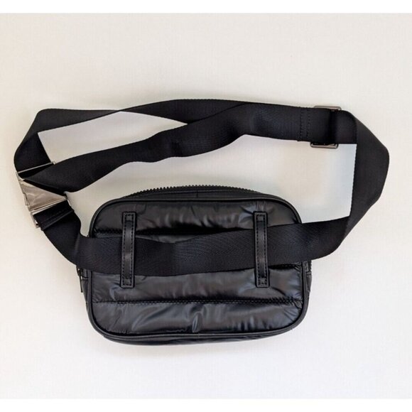 Citi Collective Gallery Fanny Pack Crossbody Bag Black Puffer Style No Tassel - Picture 3 of 11